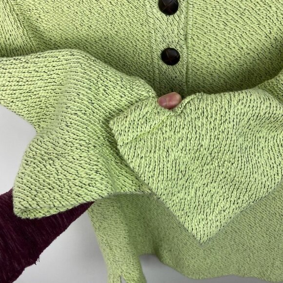 Soft Surroundings Set Sail Lime Green Collared Sweater Size XS Petite Pullover - Picture 6 of 8